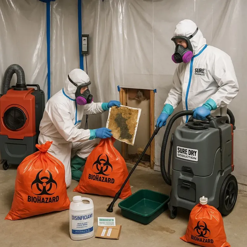 Contaminated Water Handling Protocols process in Claiborne County, MS